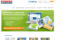 Desktop Screenshot of mygeo.stepmap.de